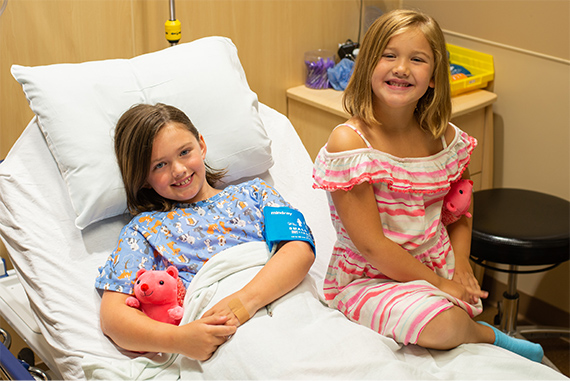 We provide free stuffed animals to all kids undergoing surgery at Ridges Surgery Center.